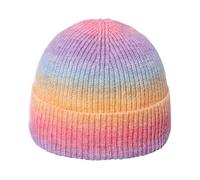 Womens Cold Weather Knit Hat Thermal Hood Fleece Linning Knitted Windproof Hat Womens Accessories Suitable Ski Snowboarding Camping Running Walking Hunt Fishing Autumn Winter Warm Clothing