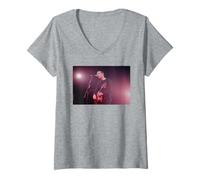 Womens Coldplay Live Chris Martin Parachutes Tour 2000 V-Neck T-Shirt