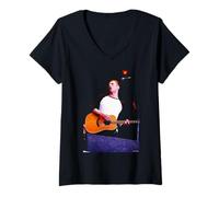 Womens Coldplay Live Chris Martin X&Y Fix You by Andy Willsher V-Neck T-Shirt
