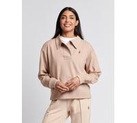 Womens Collared Stripe Sweatshirt U.S. POLO ASSN. Grey L