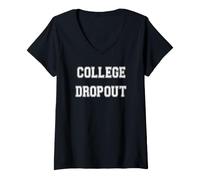 Women's College Dropout V-Neck T-Shirt