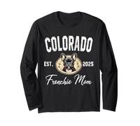Womens Colorado Frenchie Mom French Bulldog Dog Lover Mama Long Sleeve T-Shirt