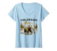 Womens Colorado V-Neck T-Shirt