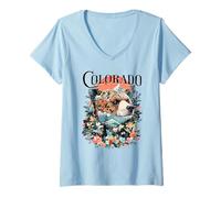 Womens Colorado V-Neck T-Shirt