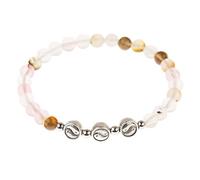 Women's Colorful Stone Yin Yang Tai Chi Fish Yoga Bracelet - Ethnic Style(Color5)