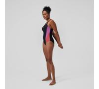 Women's Colourblock 2.0 Swimsuit Black/Pink - 42 Neon Violet 42