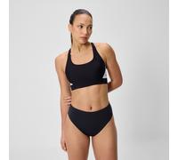 Women's Colourblock Bikini Top Black/White - M Anthracite/White M