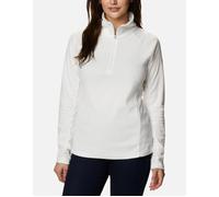 COLUMBIA Women's Glacial IV Half Zip Fleece - Sea Salt - Size: Large