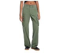 Women's Combat Casual Cargo Pants Cotton Twill Work Utility Safety Trousers Multi-Pocket Outdoor Lightweight Ripstop Tactical Hiking Camping Pants Jogging Tracksuit Bottoms