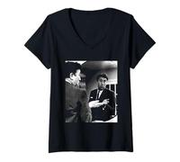 Womens Comedian Frankie Howerd Up Pompeii! Carry On Films 1963 V-Neck T-Shirt
