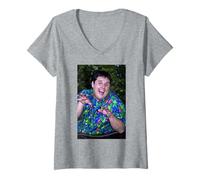 Womens Comedian Peter Kay Phoenix Nights Car Share Actor V-Neck T-Shirt