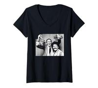 Womens Comedy Duo Tommy Cannon & Bobby Ball Christmas Show V-Neck T-Shirt