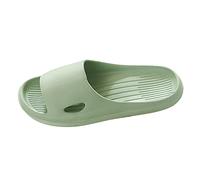 Women's Comfort Ankle Strap Flat Sandals Cloud Slides For Women Shower Slippers Bathroom Sandals Extremely Comfy Cushioned Thick Sole Slippers Beach Sliders Womens Size 5 Black (Green,40)