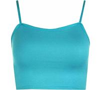 Womens Comfort Lifting Low Back Bra Cami Bralette Bra Ladies Ultra Crop Top Bra Yoga Sport Bra Comfort Yoga Top Bra Turquoise