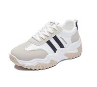 Womens Comfort Platform Trainers Anti-Slip Lightweight Work Walking Running Sports Shoes Casual Breathable Sneakers Apricot 5.5