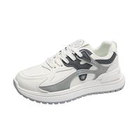 Womens Comfort Platform Trainers Campus Anti-Slip Lightweight Walking Shoes Casual Sneakers Gray 5.5