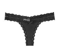 Women's Comfortable Butterfly Underwear Sexy Lace Briefs Soft Panties Tummy Control Thongs Breathable Tangas Bow Tie Colorful Underpants Butt Lifting Bikini Panties Cute Cheeky Funny Black