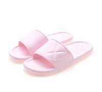 Women's Comfortable Extra Wide Fit Flat Sandals Summer Home Indoor Bathroom Slippers Soft Household Lady Slippers Slider Women Elastic Womens Size 7.5 UK (Pink, 4)