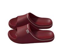 Womens Comfortable Extra Wide Fit Flat Sandals Women's Round Head Thick Bottom Hollow Out Wear Clip Toe Thick Bottom Slope Heel Slippers Sandals Weges Black Woman Sandal Shoes Size 7 (Red,36)