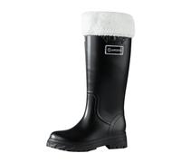 Women's Comfortable Lightweight Wellington Boots with Frosted Surface Non-Slip Sole Waterproof Perfect for Outdoor Activities Wet Days Versatile Modern Rain Shoes for Everyday Use 2026, black, 6 UK