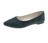 Women's Comfortable Slip On Ballet Shoes Square Toe Casual for Everyday Wear Lightweight Breathable Summer Footwear (GN2, 4)