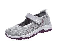 Women'S Comfortable Working Nurse Shoes Non-Slip Adjustable Breathable Walking Casual Nursing Orthotic Lightweight Shoes Low Top Shallow Mesh Trainers Plus Size Outdoor Athletic Running Sneakers