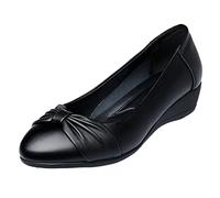 Women's Comfortable Working Nurse Shoes, Slip On Sneakers Womens Casual Shoes Trainers for Older Women Wide Width Fashion Sneaker Black Loafers Women Sneakers for Gym Running