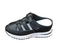 Women's Comfy Extra Wide Fit Wedge Sandals Sliders Women's Summer New Slope With Sandals Package Head Hollow Breathable Thick Bottom Slippers Indoor Outdoor Slippers Size 7 4 for (Black,7)