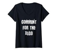 Women's Comment for the Algo Social Media V-Neck T-Shirt