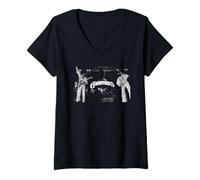 Womens Commodores Lionel Richie Jacksonville Live By Simon Fowler V-Neck T-Shirt
