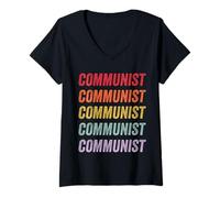 Women's Communist V-Neck T-Shirt