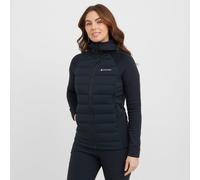 Women's Composite Hooded Down Jacket, Black 16