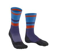 FALKE Women's TK2 Explore Compression W So Wool Functional Yarn Thick Anti-Blister Hiking Socks 1 pair, Blue Note 6545, 7-8