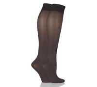 Womens Compression Socks IOMI FootNurse Energising 40 Denier Knee Highs- 2 Pairs
