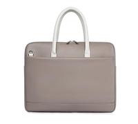 Women'S Computer Bag, Waterproof Storage Bag with Shoulder Strap, Multi-Layer Design Briefcase, Suitable for Storing Important Documents (Dark Gray,35 * 28 * 3cm/13.7 * 11 * 1.1in)