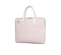 Women'S Computer Bag, Waterproof Storage Bag with Shoulder Strap, Multi-Layer Design Briefcase, Suitable for Storing Important Documents (Light Beige,35 * 28 * 3cm/13.7 * 11 * 1.1in)