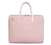 Women'S Computer Bag, Waterproof Storage Bag with Shoulder Strap, Multi-Layer Design Briefcase, Suitable for Storing Important Documents (Pink,40 * 29 * 3cm/15.7 * 11.4 * 1.1in)