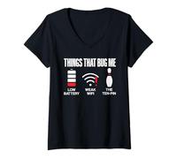 Women's Computer Science Things I Hate Low Battery WEAK Sciencecoder V-Neck T-Shirt