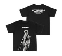 Womens Concert Baby Tee After Hours 'Til Dawn Black Front Back Print