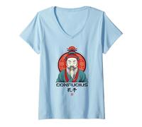 Womens Confucius The Chinese Philosophy V-Neck T-Shirt