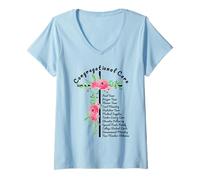 Women's Congregational Care Christian V-Neck T-Shirt