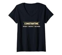 Womens CONSTANTINE the Man the Myth the Legend | Legend Name - V-Neck T-Shirt