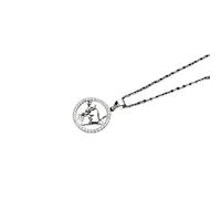 Women'S Constellations Necklace 925 Sterling Silver Pendant Necklaces Carving Hollow Dainty Pendant Constellations Guardian Choker for Women Girls Gift Taurus
