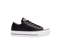 Converse Shoes (Trainers) CHUCK TAYLOR ALL STAR LIFT CLEAN OX LEATHER in Black 5