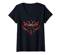 Women's Cool Albania Albanian Double Eagle V-Neck T-Shirt