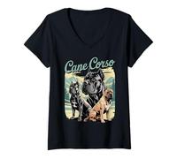 Women's Cool Cane Corso Owner Dog Trainer Cane Corso V-Neck T-Shirt