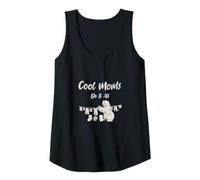 Womens Cool Moms Do It All Polarbear Mom Does The Laundry Tank Top
