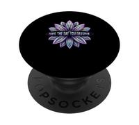 Womens Cool Motivational Quotes Have The-Day You Deserve PopSockets Adhesive PopGrip