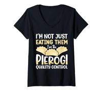 Women's Cool Pierogi Lover Delight V-Neck T-Shirt