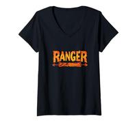 Womens Cool Ranger Spirit for an Adventurous Heart V-Neck T-Shirt